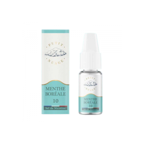 Menthe Boréale - Salt 10ml - Petit Nuage (5 pièces)