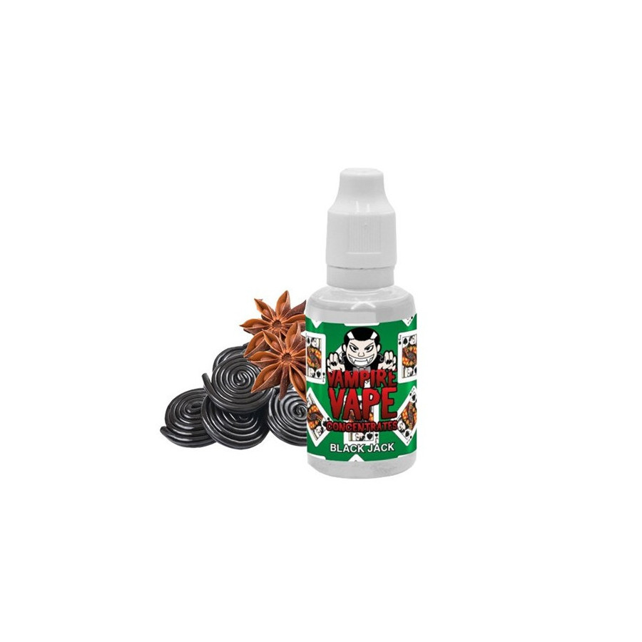 Black Jack 10ml Nic Salts Vampire Vape (10 pièces)