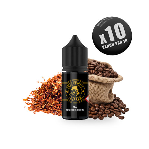 Don Cristo Coffee Sel de Nicotine 10ml - PGVG Labs (pack de 10)
