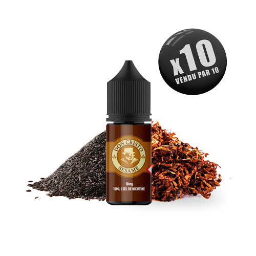 Don Cristo Sesame Sel de Nicotine 10ml - PGVG Labs (pack de 10)