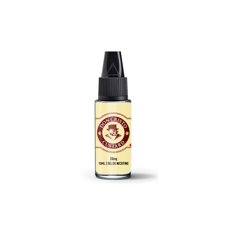 Don Cristo Custard Sel de Nicotine 10ml - PGVG Labs (pack de 10)