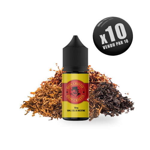 Don Cristo Original Sel de Nicotine 10ml - PGVG Labs (pack de 10)
