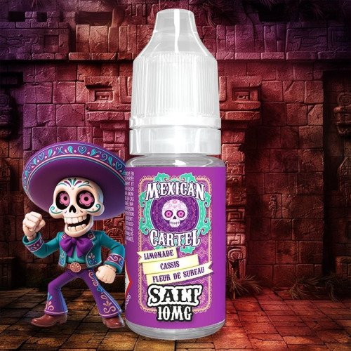 LIMONADE CASSIS FLEUR DE SUREAU SALT MEXICAN CARTEL 10ML
