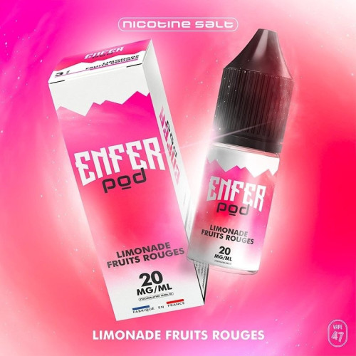 Limonade Fruits Rouges Salts Enfer Pod 10ml