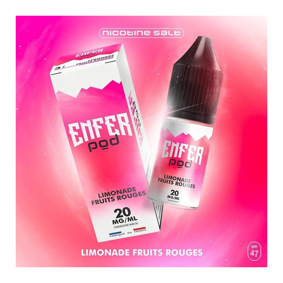 Limonade Fruits Rouges Salts Enfer Pod 10ml