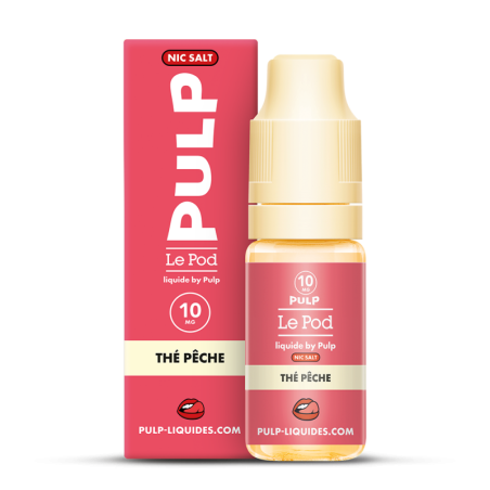Thé Pêche Nic Salt Le Pod Liquide Pulp 10ml
