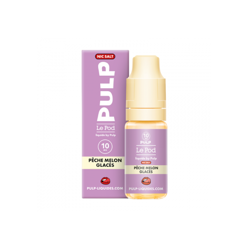 Pêche Melon Glaces Nic Salt Le Pod Liquide Pulp 10ml