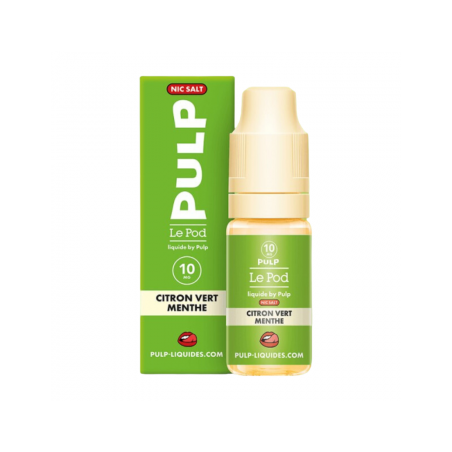 Citron Vert Menthe Nic Salt Le Pod Liquide Pulp 10ml