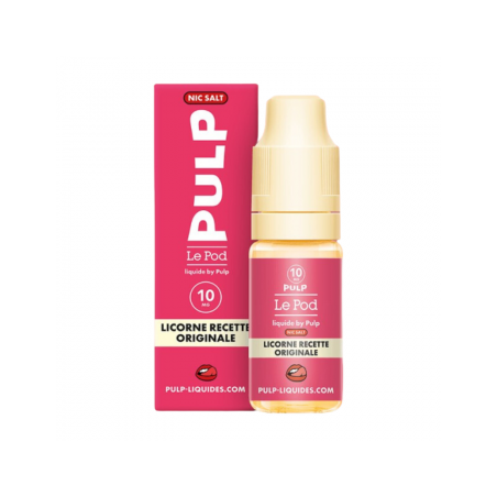 Licorne Recette Originale Nic Salt Le Pod Liquide Pulp 10ml