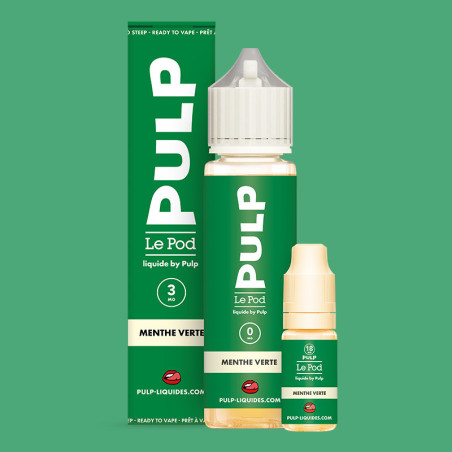 Menthe Verte Nic Salt Le Pod Liquide Pulp 10ml