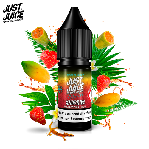 Fraise Et Curuba Nic Salt Exotic Fruits Just Juice 10ml