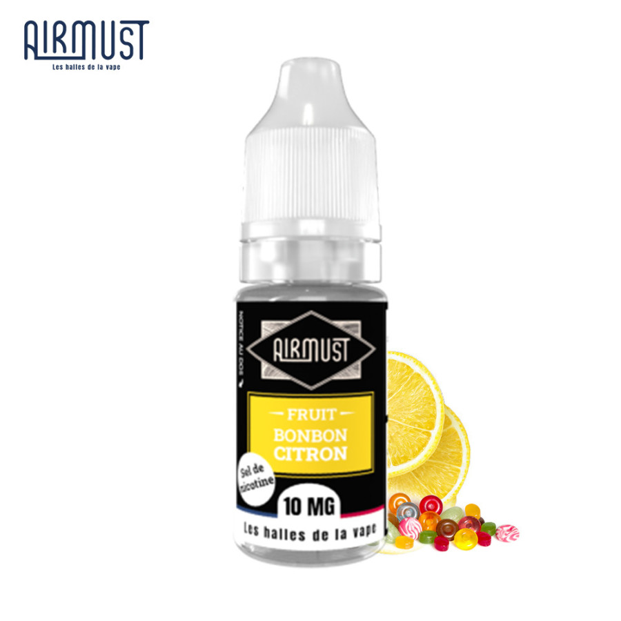 Bonbon Citron 10ml Nic Salt - Airmust
