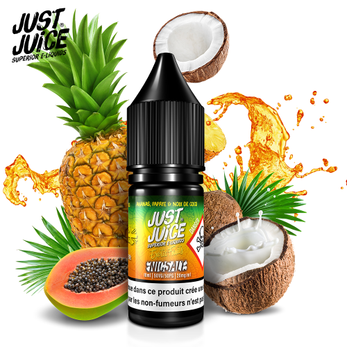 ANANAS PAPAYE NOIX DE COCO NIC SALT EXOTIC FRUITS JUST JUICE 10ML