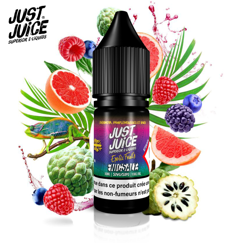 Cherimoya Pamplemousse Et Baies Nic Salt Exotic Fruits Just Juice 10ml