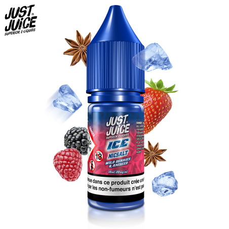 Wild Berries & Aniseed Nic Salt Ice Just Juice 10ml