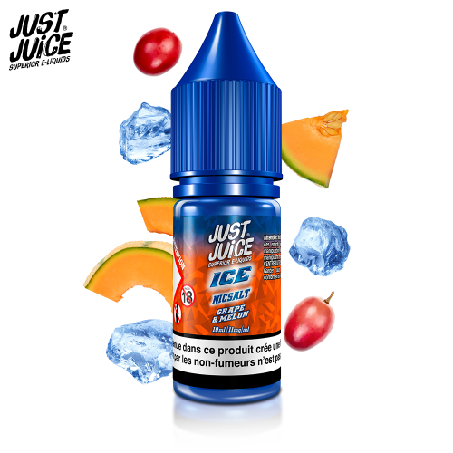 Grape & Melon Nic Salt Ice Just Juice 10ml