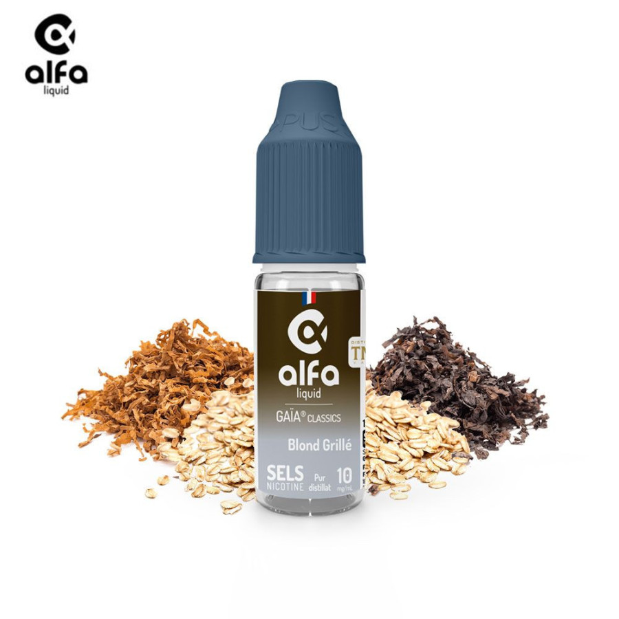 Blond Grille Sels De Nicotine Gaia Classics Alfaliquid 10ml
