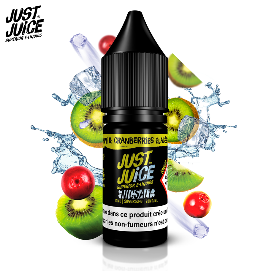 Kiwi & Cranberries Glacés Nic Salt Just Juice 10ml