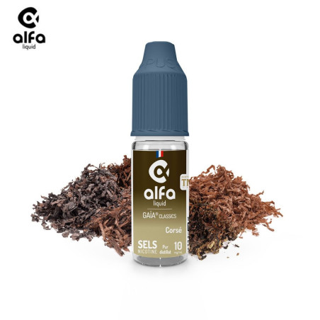 Corse Sels De Nicotine Gaia Classics Alfaliquid 10ml