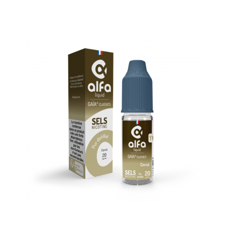 Corse Sels De Nicotine Gaia Classics Alfaliquid 10ml