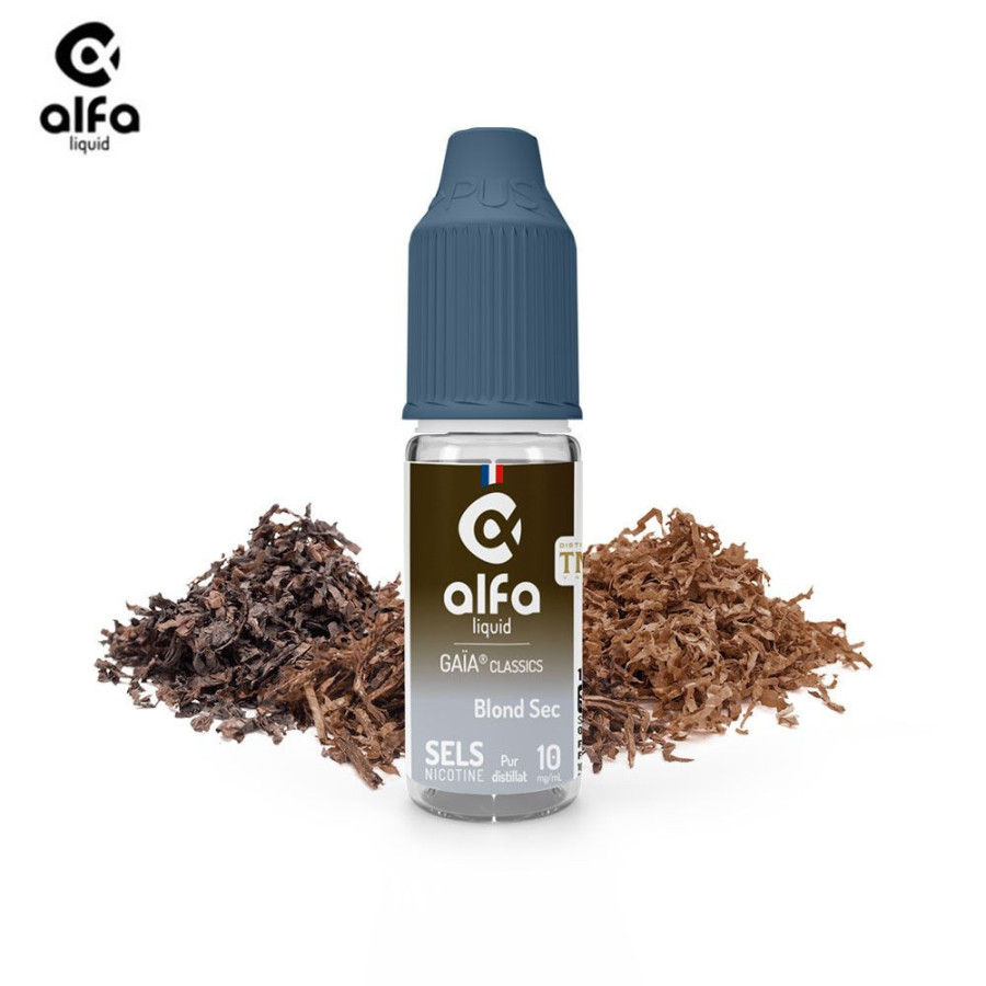 Blond Sec Sels De Nicotine Gaia Classics Alfaliquid 10ml