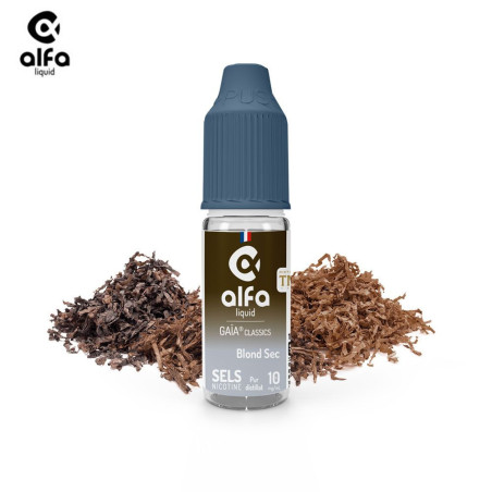 Blond Sec Sels De Nicotine Gaia Classics Alfaliquid 10ml