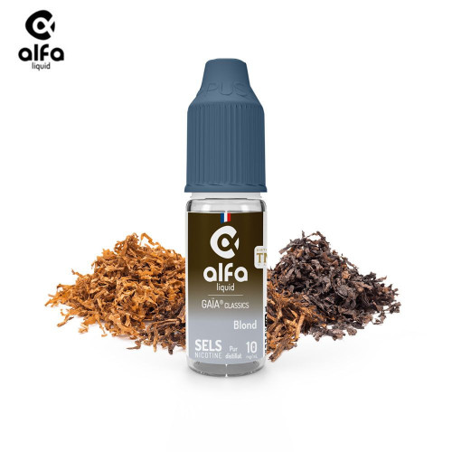 Blond Sels De Nicotine Gaia Classics Alfaliquid 10ml