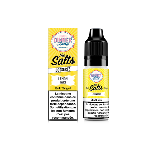 Lemon Tart Salt 10ml Desserts - Dinner Lady (10 pièces)