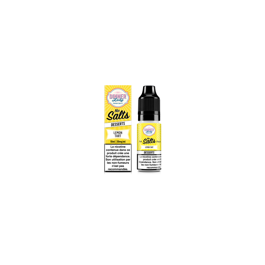 Lemon Tart Salt 10ml Desserts - Dinner Lady (10 pièces)