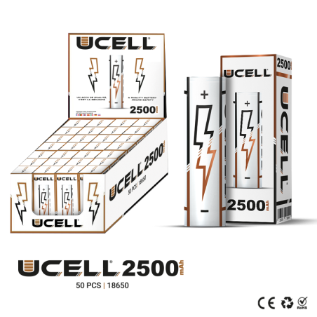 Ucell - Accu 18650 2500mAh 30A