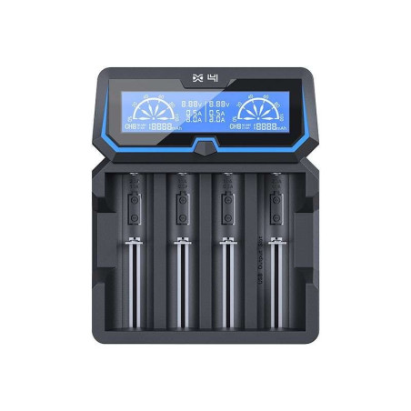 C4 Chargeur de batterie Li-ion avec LED et Micro USB - E-Cig Power