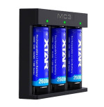 C4 Chargeur de batterie Li-ion avec LED et Micro USB - E-Cig Power