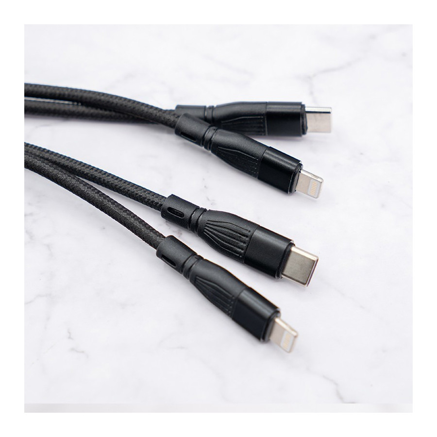 CÂBLE USB 4 EN 1 KUURVE