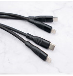 CÂBLE USB 4 EN 1 KUURVE
