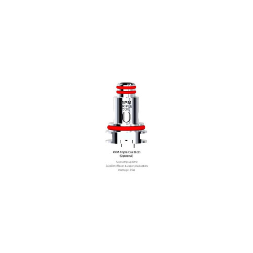 Smoktech - Résistances RPM Triple Coil 0.6ohm x 5
