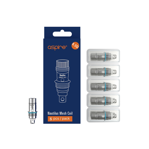Aspire - Résistances Nautilus 0.3ohm Mesh X5