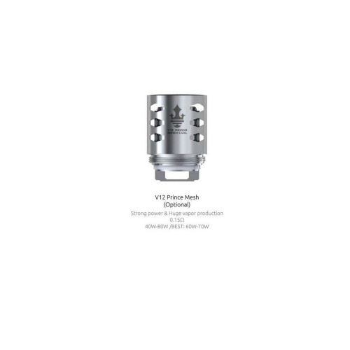 Smoktech - Résistances Tank TFV12 Prince Mesh x 3