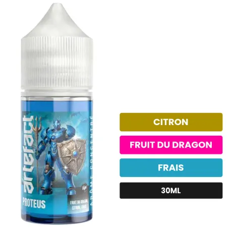 Arome concentre Proteus de Le French Liquide, 30 ml, saveurs citron, fruit du dragon et frais, sans nicotine — arôme à.