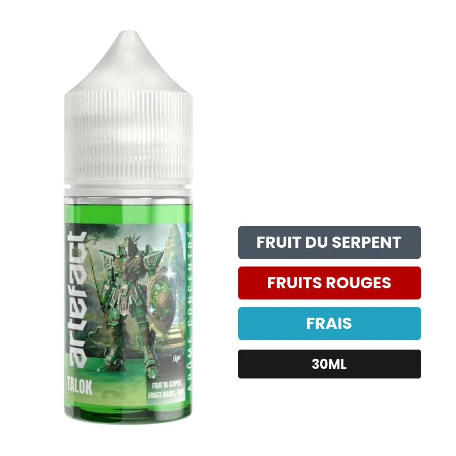 Arome concentre Talok de Le French Liquide, 30 ml, saveurs fruit du serpent, fruits rouges et frais, sans nicotine — arôme à.