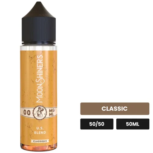 E-liquide Us Blend de Le French Liquide, 50 ml, saveur classic.