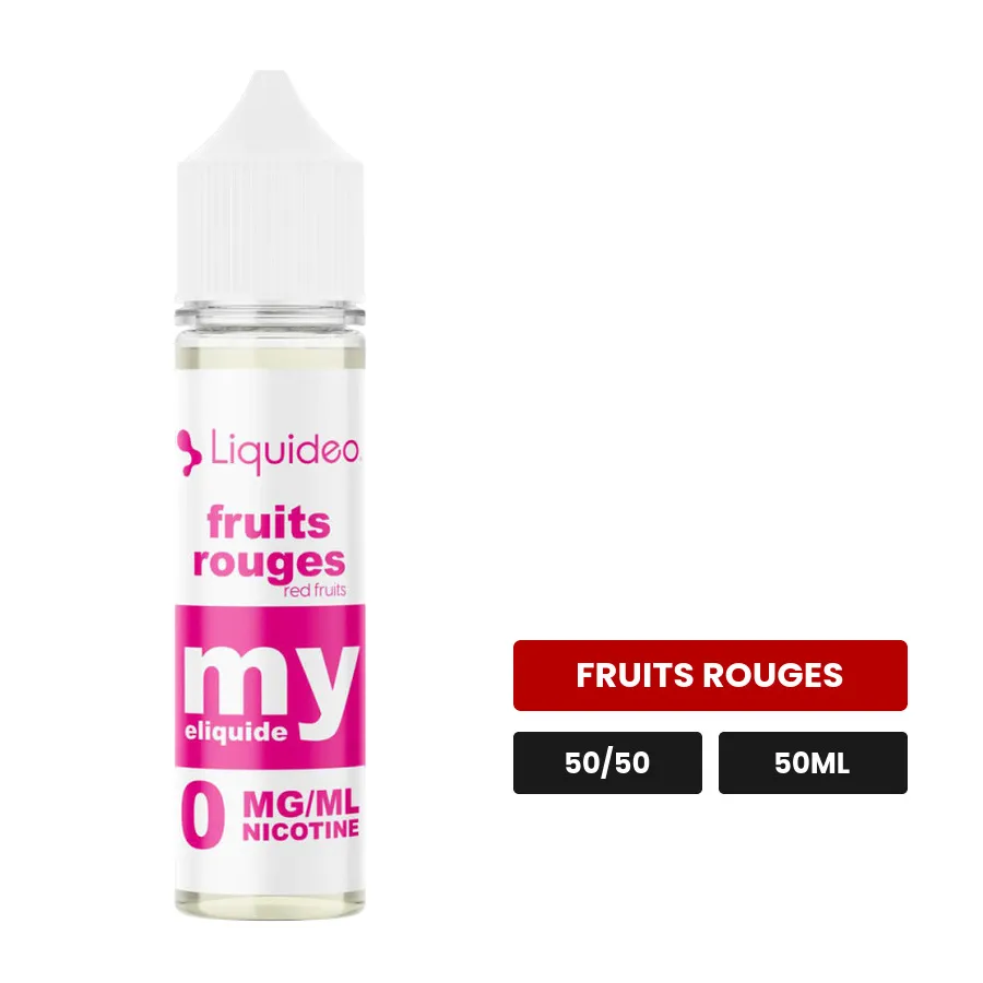 E-liquide Fruits Rouges My eLiquide de Liquideo, 50 ml, saveur fruits rouges.