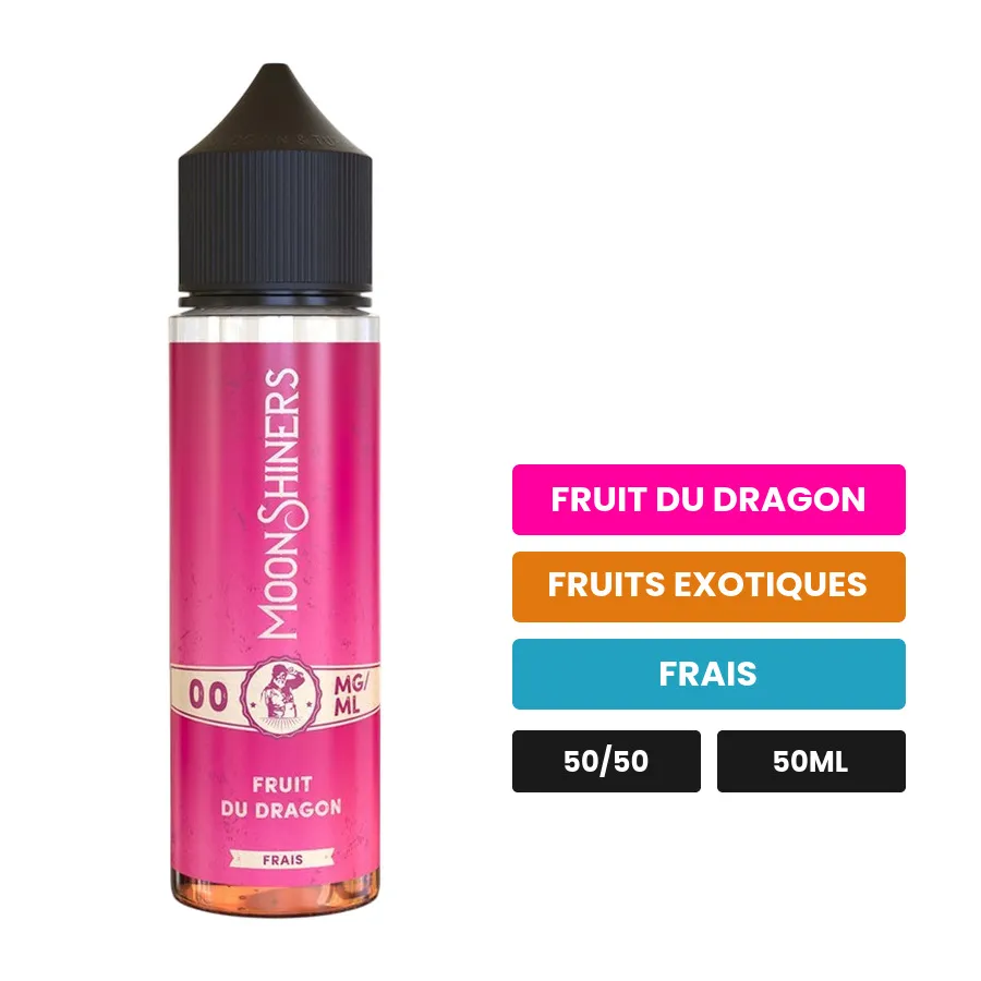 E-liquide Fruit Du Dragon Frais de Le French Liquide, 50 ml, saveurs fruit du dragon, fruits exotiques et frais.