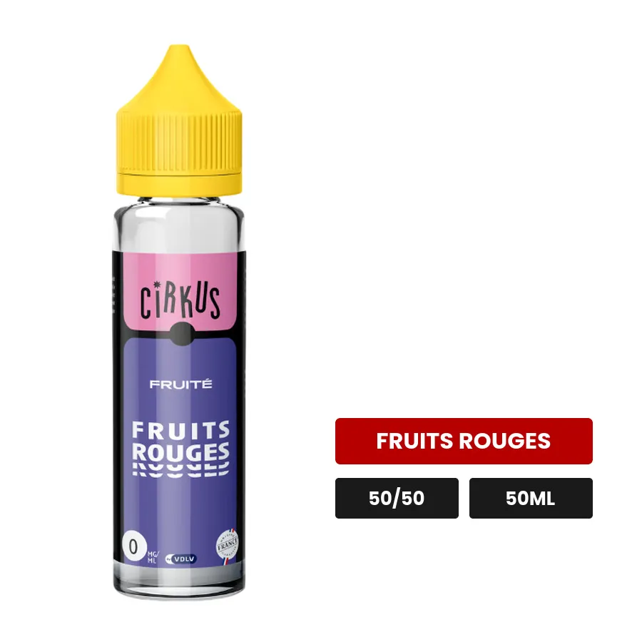 E-liquide Fruits Rouges Fruite de Vincent dans les vapes, 50 ml, saveur fruits rouges, sans nicotine — prêt à booster de.