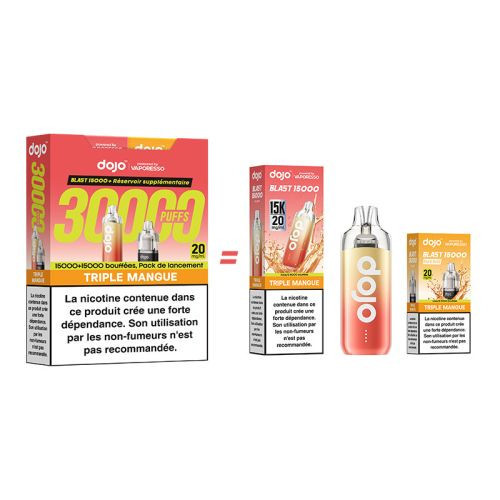 Puff Dojo Blast Bundle 30K Jus de Cassis - Dojo by Vaporesso