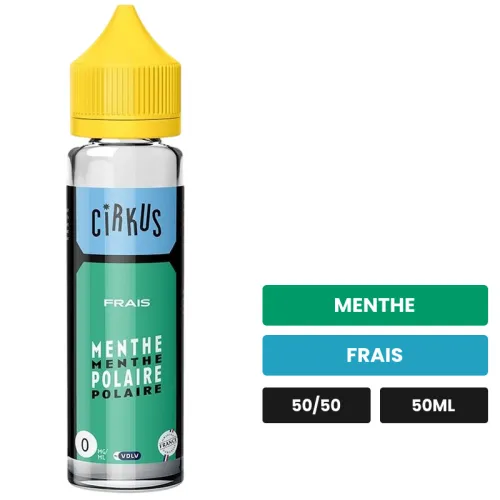 E-liquide Menthe Polaire de Vincent dans les vapes, 50 ml, saveurs menthe et frais, sans nicotine — prêt à booster de.
