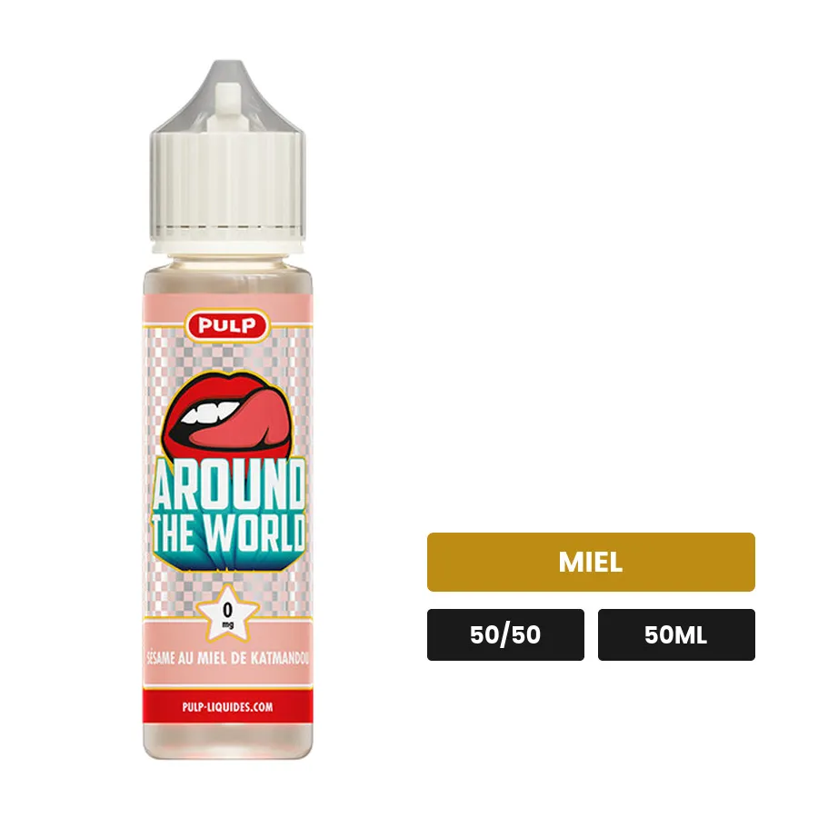 E-liquide Sésame au Miel du Katmandou de Pulp, 50 ml, saveur miel.