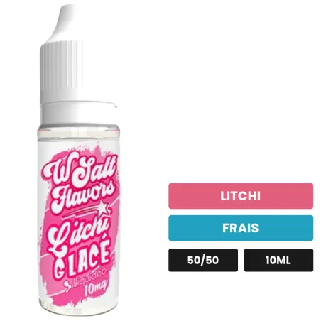 E-liquide Litchi de Liquideo, 10 ml, saveurs litchi et frais.