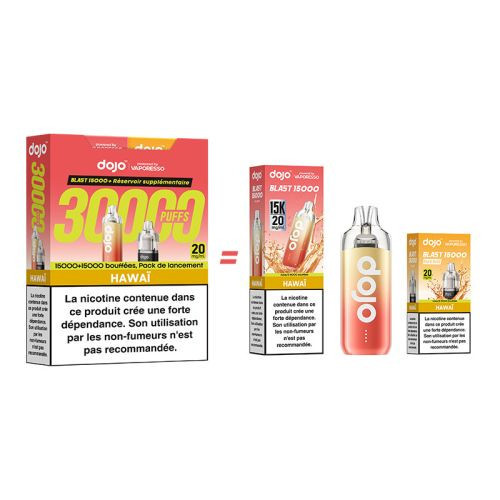 Kit Dojo Blast 30K 2ml (+2 x 10ml) 20mg Vaporesso - Love 66