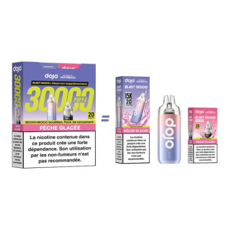 Kit Dojo Blast 30K 2ml (+2 x 10ml) 20mg Vaporesso - Love 66