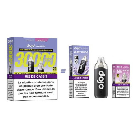 Kit Dojo Blast 30K 2ml (+2 x 10ml) 20mg Vaporesso - Love 66